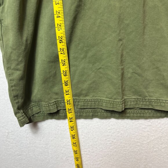 Gap Womens Green Short-Sleeve Tunic Dress M Lyocell/Cotton Blend - Picture 6 of 11